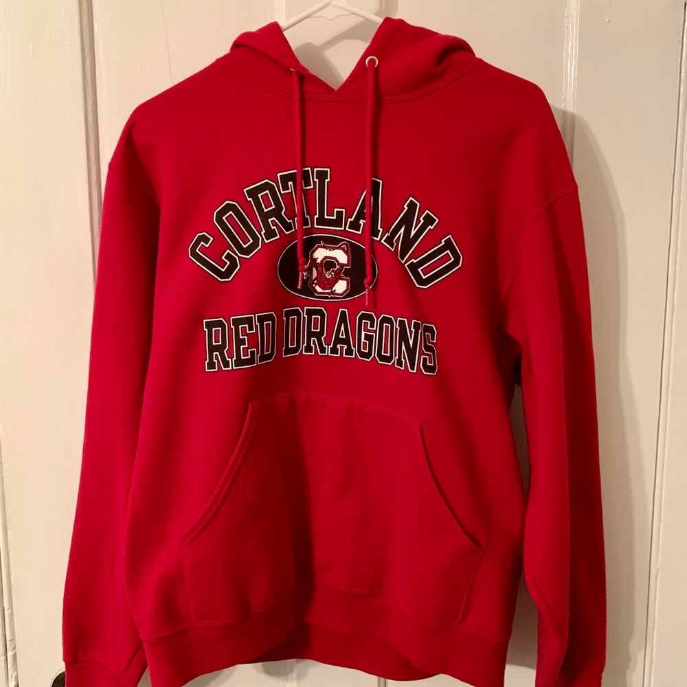 Red SUNY Cortland Hoodie